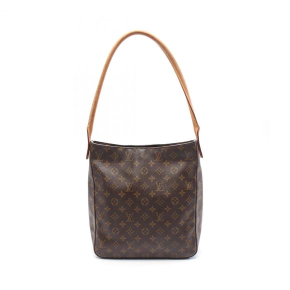 LOUIS VUITTON Brown Monogram Leather Shoulder Bag - Picture 1 of 11